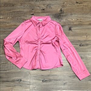NWOT-Love Tree Vibrant Pink Shirt